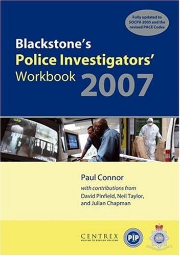 Blackstone's Police Investigators' Workbook