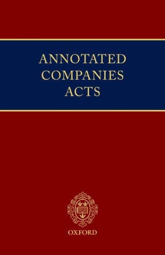 Annotated Companies Acts