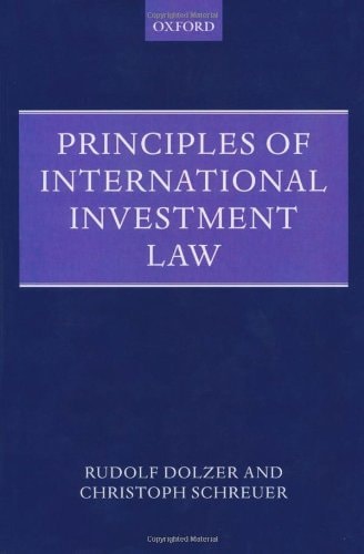 Principles of International Investment Law