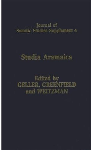 Studia Aramaica: New Sources and New Approaches