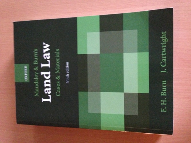 Maudsley & Burn's Land Law: Cases and Materials