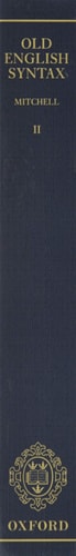 Old English Syntax: Volume 2