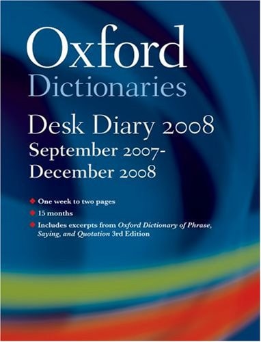 Oxford University Desk Diary