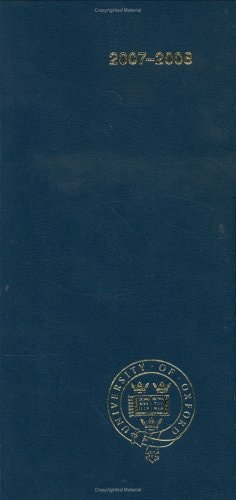 Oxford University Pocket Diary