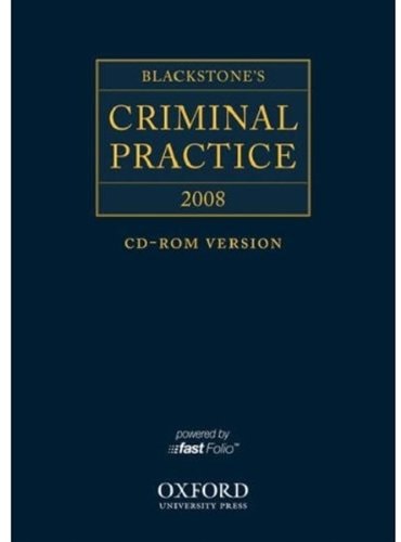 Blackstone's Criminal Practice 2008