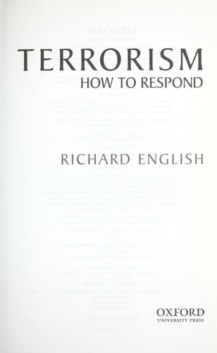 Terrorism: How to Respond