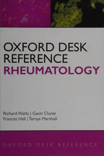 Oxford Desk Reference: Rheumatology