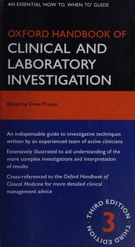 Oxford Handbook of Clinical and Laboratory Investigation