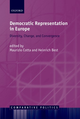 Democratic Representation in Europe Diversity, Change, and Convergence