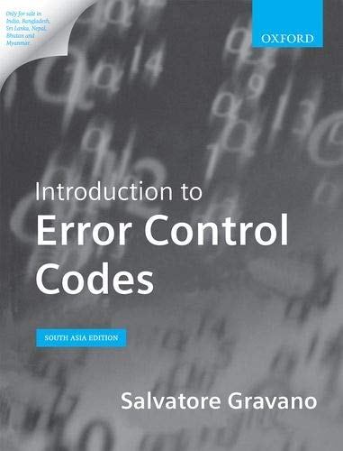 Introduction to Error Control Codes