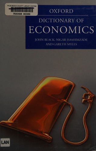 A Dictionary of Economics