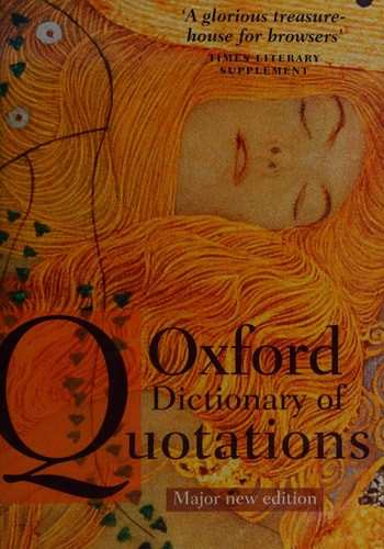 Oxford Dictionary of Quotations