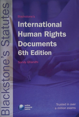 Blackstone's Statutes on International Human Rights Documents