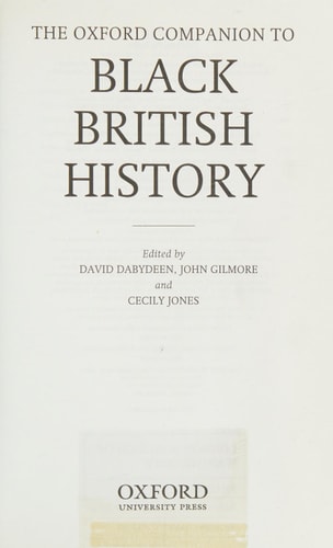 The Oxford Companion to Black British History