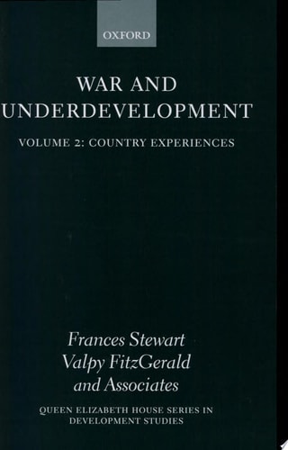 War and Underdevelopment: Country Experiences
