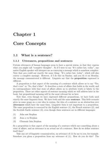 Core Syntax: A Minimalist Approach