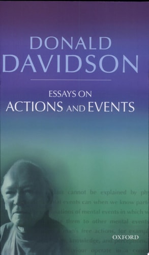 Essays on Actions and Events