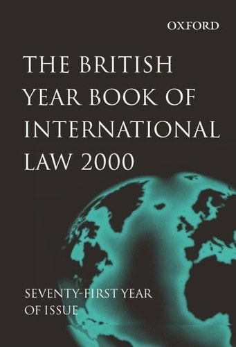 The British Year Book of International Law: Volume 71