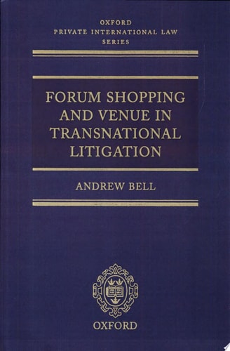 Forum Shopping and Venue in Transnational Litigation
