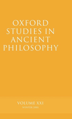 Oxford Studies in Ancient Philosophy: 21