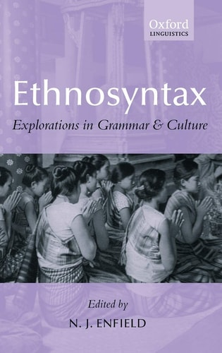 Ethnosyntax: Explorations in Grammar and Culture