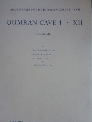 Qumran Cave 4: XII: 1-2 Samuel