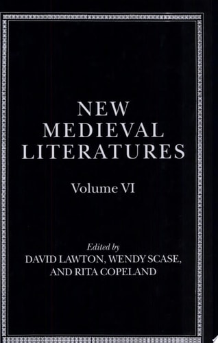 New Medieval Literatures: Volume 6