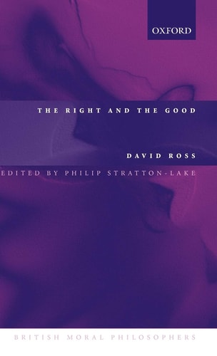 The Right and the Good