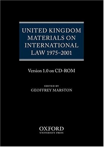 United Kingdom Materials on International Law 1975-2001