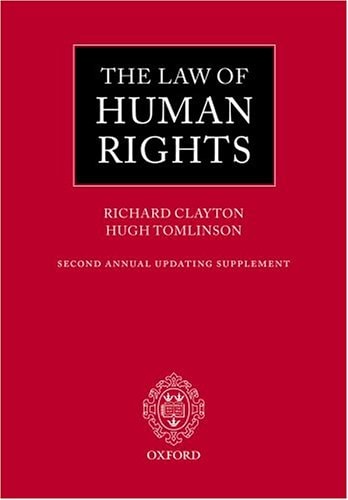 The Law of Human Rights: Second Annual Updating Supplement