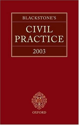 Blackstone's Civil Practice 2003