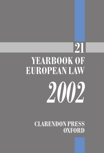 The Yearbook of European Law: Volume 21