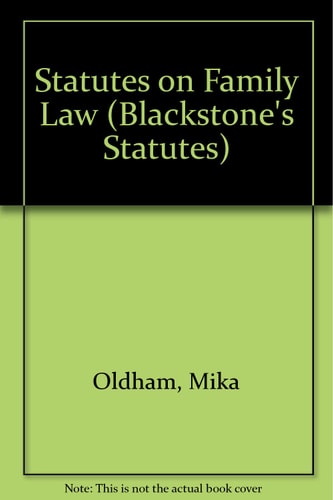 Statutes on Family Law