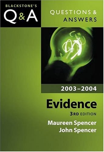 Evidence: Questions & Answers