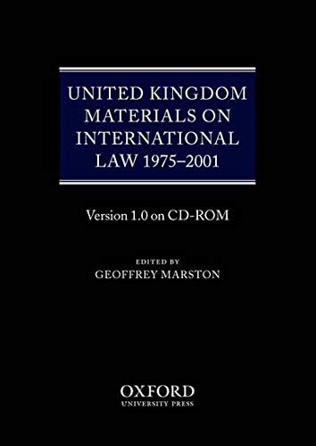 United Kingdom Materials on International Law 1975-2001