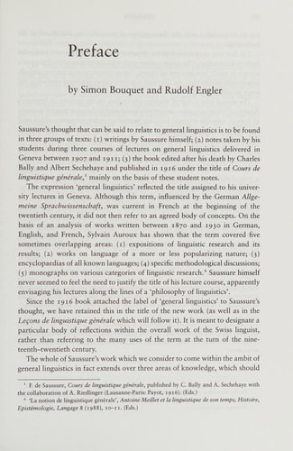 Writings in General Linguistics