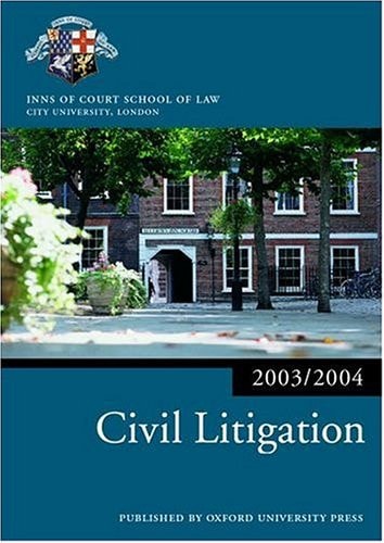 Civil Litigation (Blackstone Bar Manual)