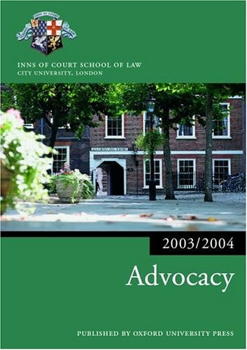 Advocacy: Blackstone Bar Manual
