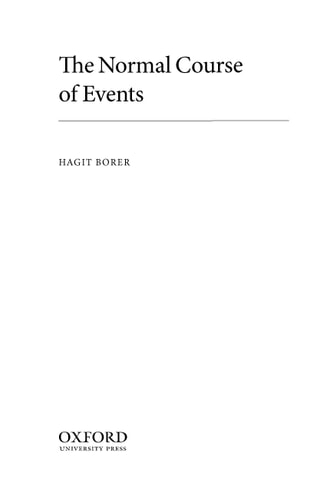 Structuring Sense: The Normal Course of Events