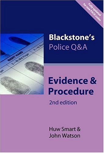 Evidence and Procedure: Blackstone's Police Q & A