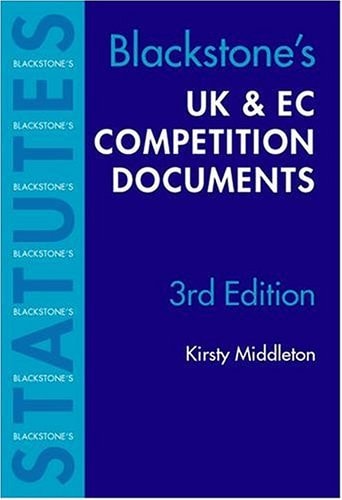 UK and EC Competition Documents