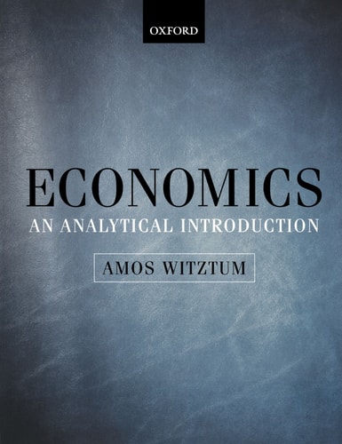Economics: An Analytical Introduction