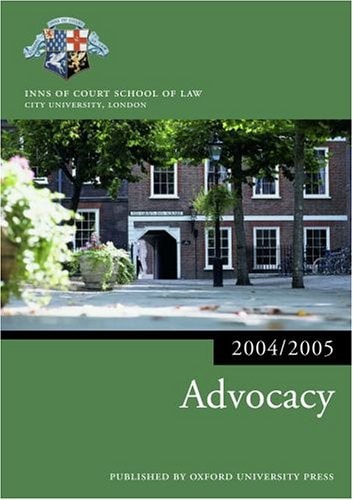 Advocacy (Blackstone Bar Manual)