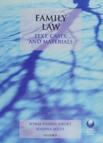 Family Law: Text, Cases, and Materials