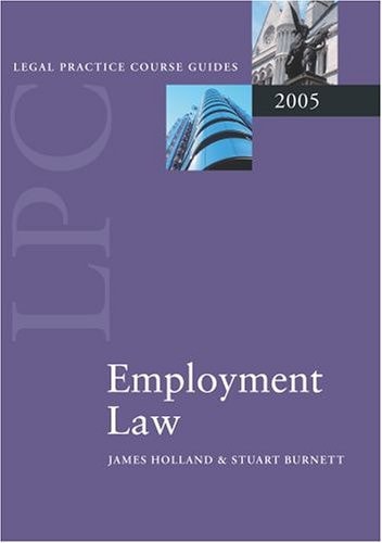 Employment Law: Blackstone Legal Practice Course Guide