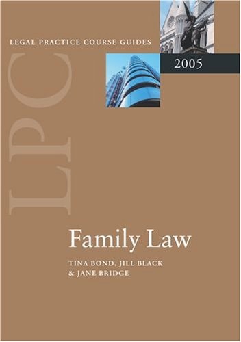 Family Law: Blackstone Legal Practice Course Guide