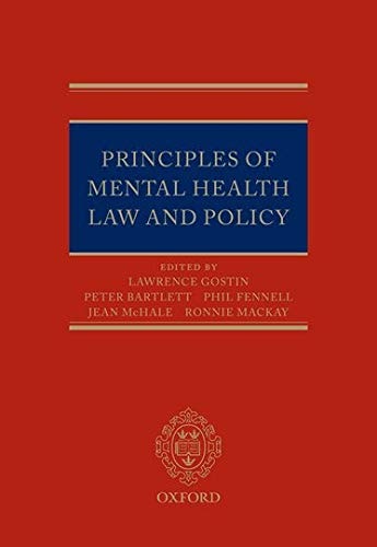 Principles of Mental Health Law and Policy