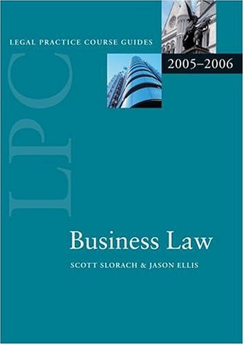Business Law: Blackstone Legal Practice Course Guide