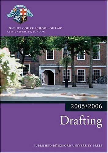 Drafting (Blackstone Bar Manual)