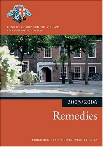Bar Manual: Remedies
